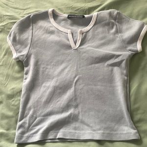 brandy melvile ashlyn v notch top💙